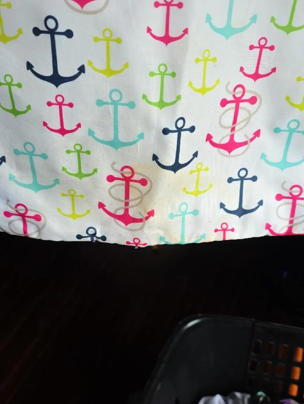 Thirty-One Anchor Print Drawstring Backpack - Picture 5 of 6